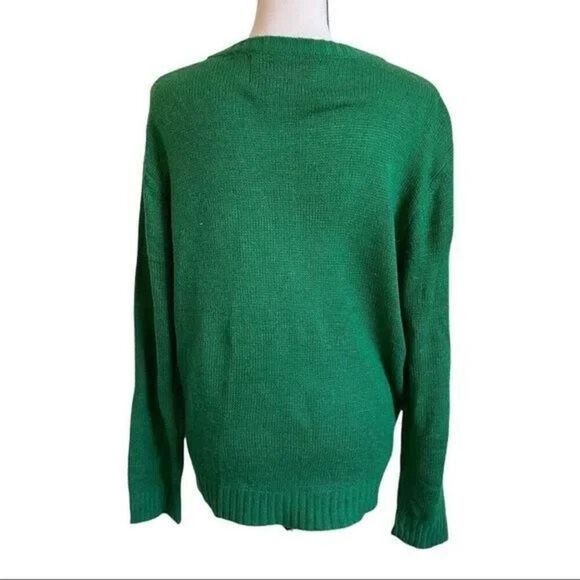 Ugly Christmas Sweater with Fuzzy Reindeer - Picture 8 of 8